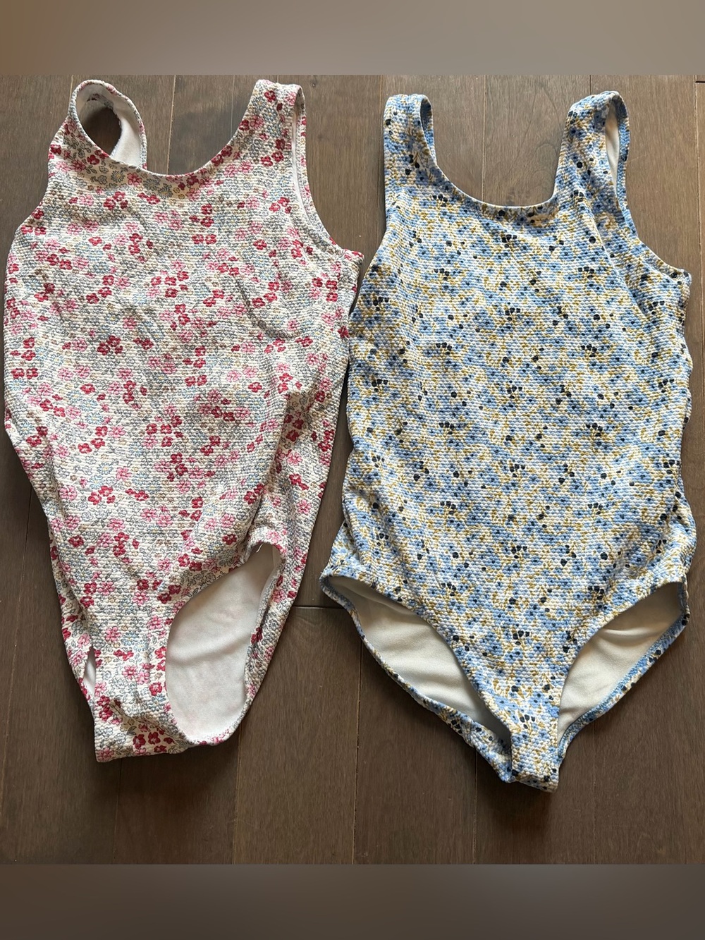 H&M Kids Floral One-Piece swim— Pink & Blue Options